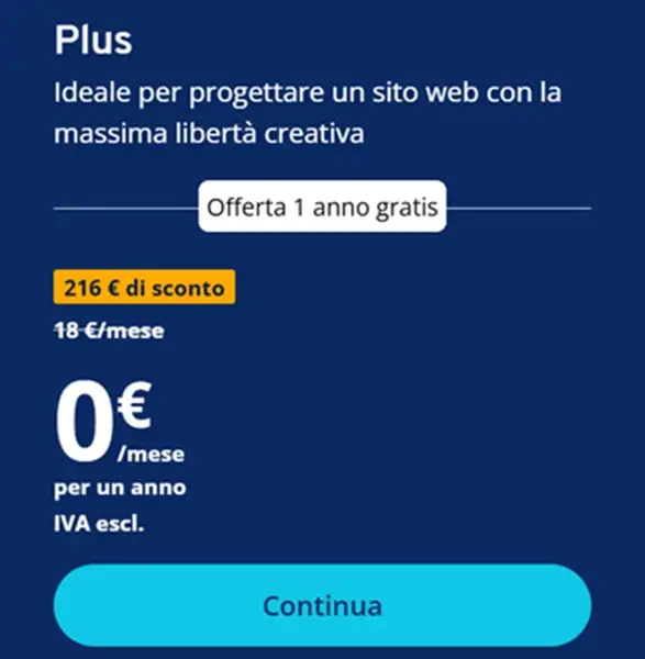 ionos mywebsite now plus offerta