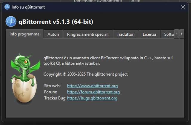 La nuova versione 5.1.3 di qBittorrent