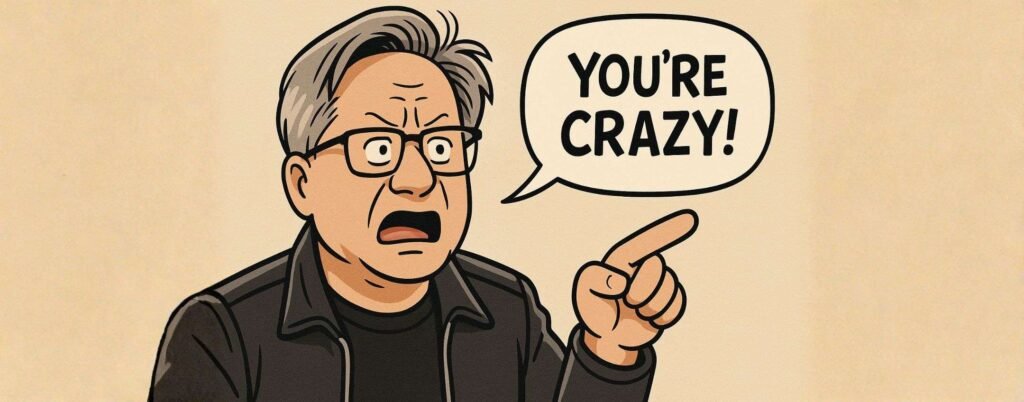 Il CEO di Nvidia, chi non usa l'AI per tutto è un pazzo...