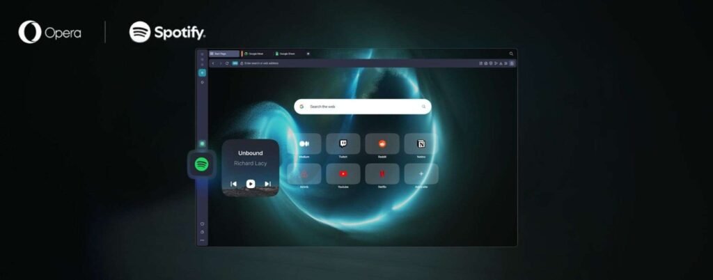Opera lancia Sonic, tema dinamico che reagisce alla musica
