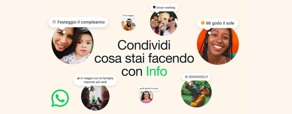WhatsApp lancia Informazioni: status come le Instagram Notes