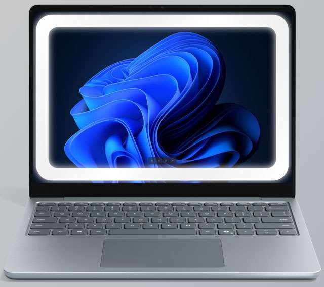 L'utility Windows Edge Light in esecuzione su un laptop