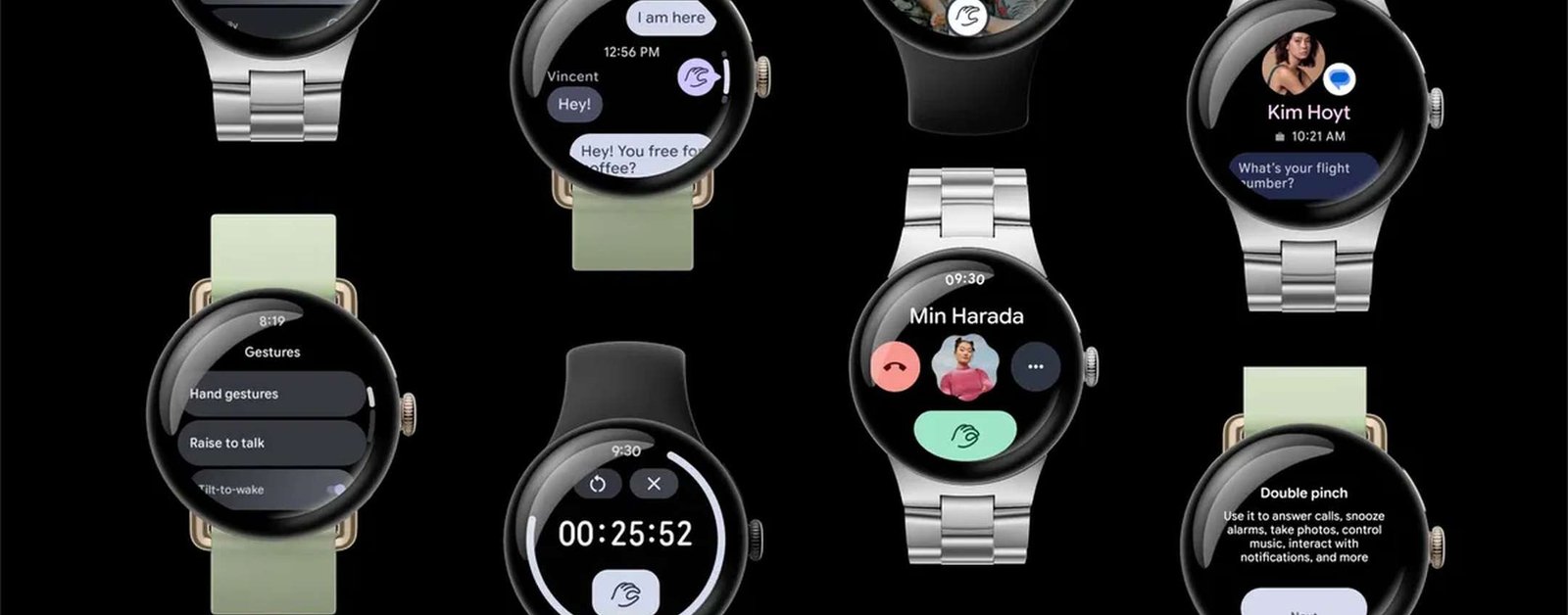 Google Pixel Watch: novità per gesture e messaggi