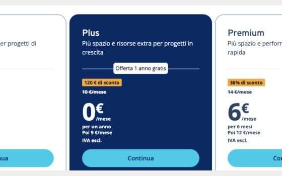 Hosting professionale a 0 € per un anno: l’offerta Plus di IONOS