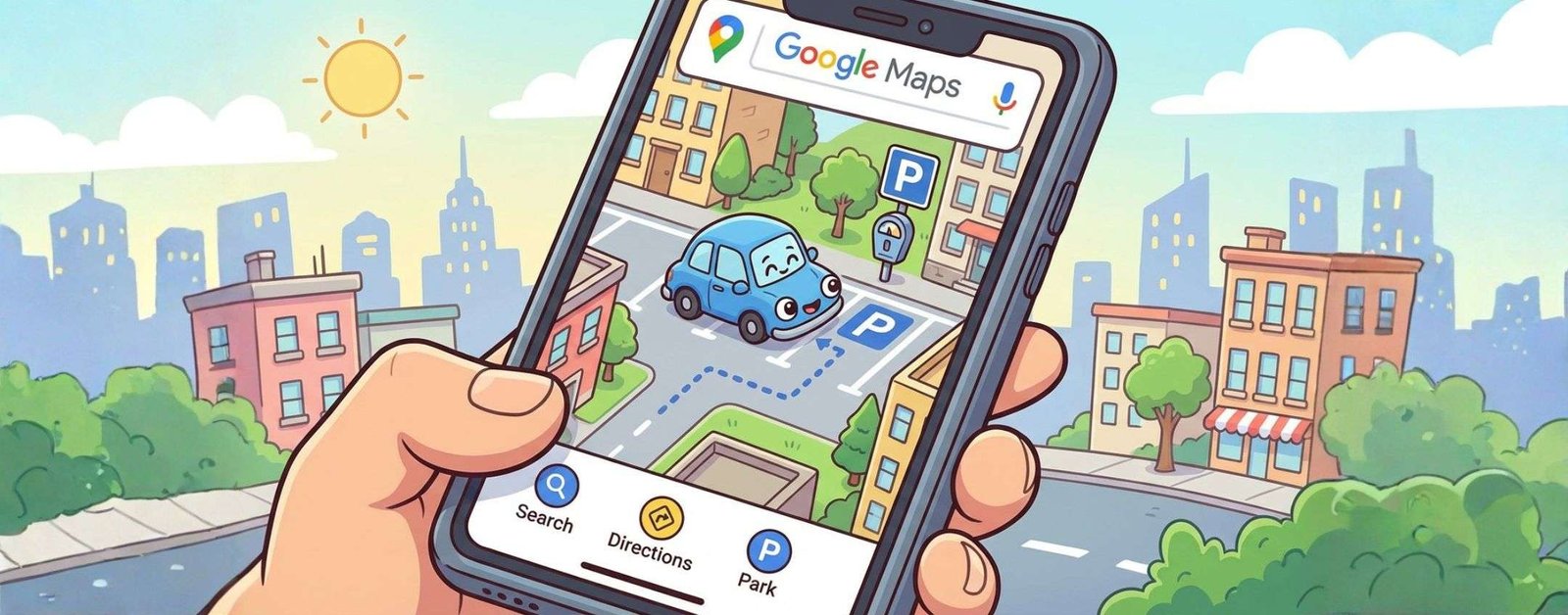Google Maps su iOS salva la posizione del parcheggio da solo