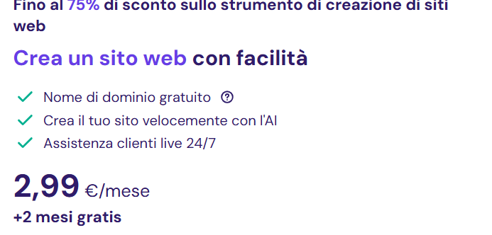 Hostinger: la tua presenza online a soli 2,99€, perfetto per freelance