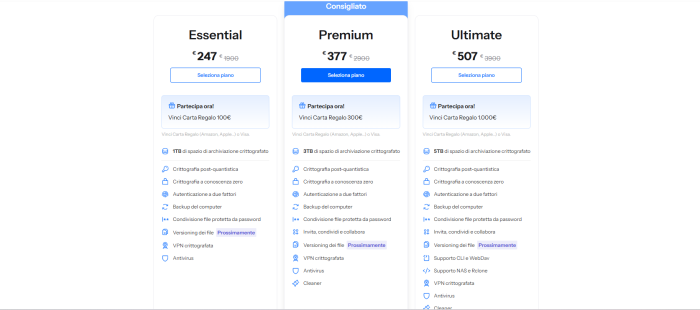 I piani cloud a vita di Internxt sono in sconto dell'87%