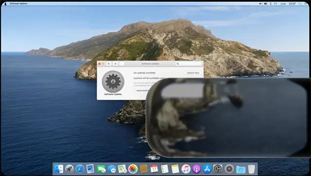 L'interfaccia Liquid Gel di pearOS