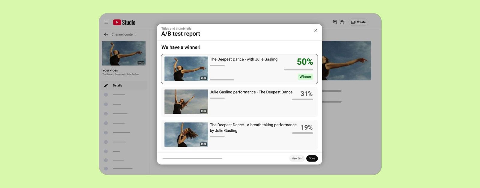 YouTube, test A/B per titoli e miniature dei video, come funziona