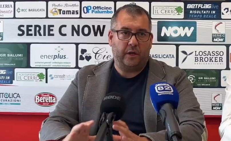 Picerno, il dg Greco: "Mercato? Lavoriamo in maniera decisa, vogliamo cambiare" -