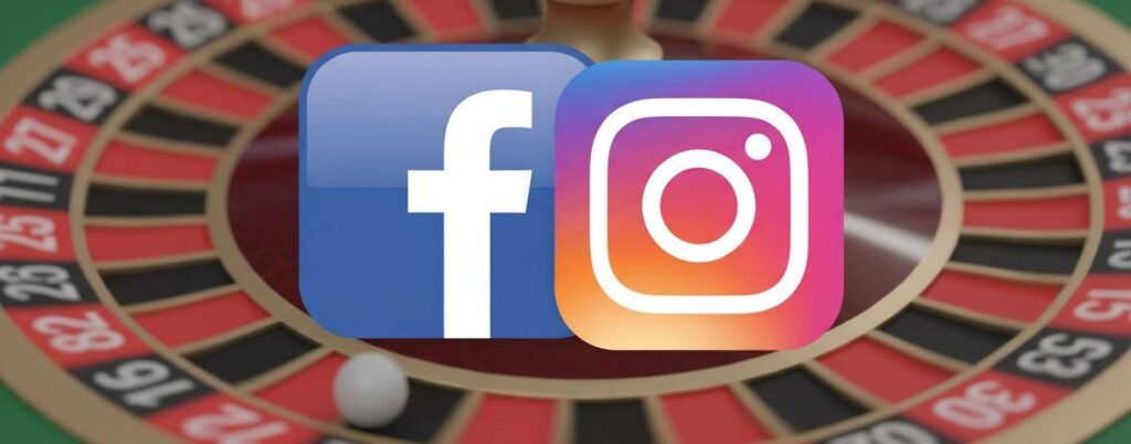 Gioco d'azzardo illegale su Facebook e Instagram