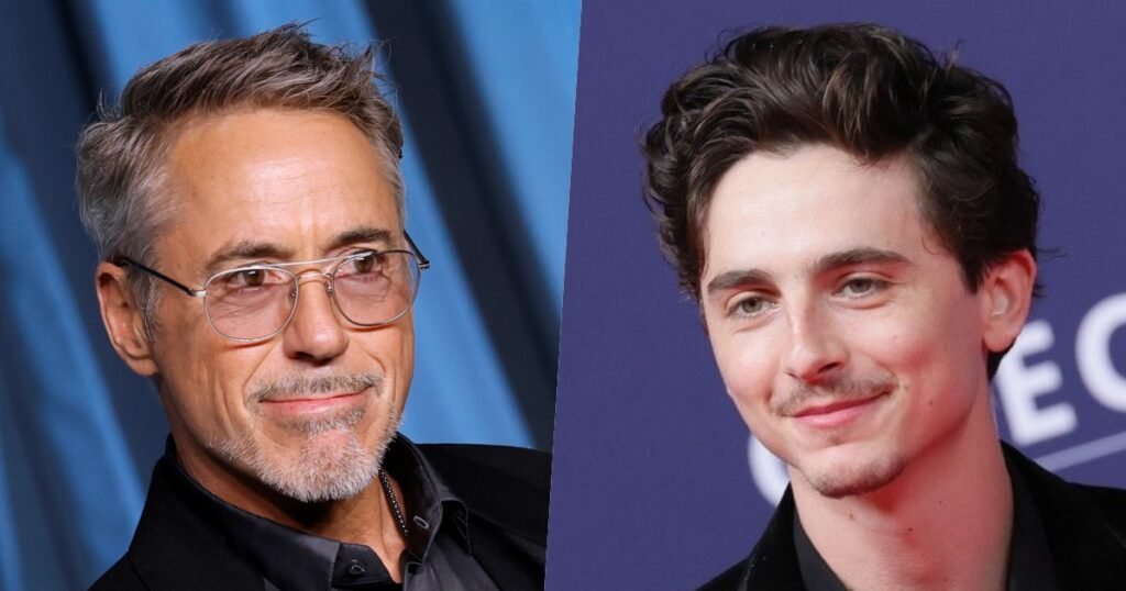 «Vedremo se saremo ancora amici»: Robert Downey Jr. sfida Timothée Chalamet
