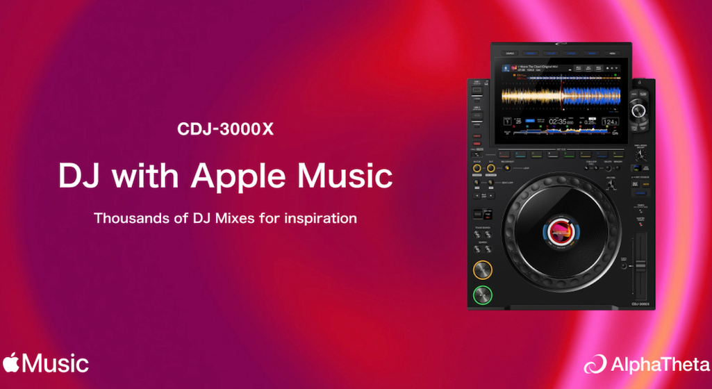 AlphaTheta's CDJ-3000X adds Apple Music streaming support · News ⟋ RA