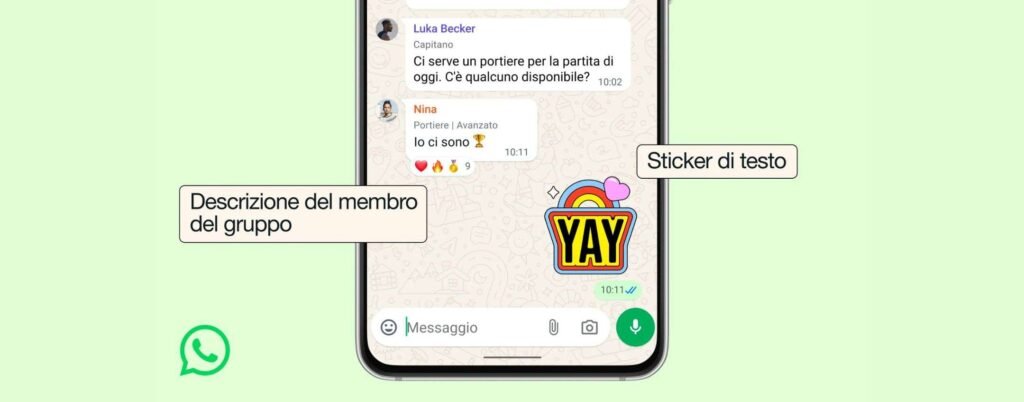 WhatsApp, le descrizioni membro nelle chat di gruppo e altre novità