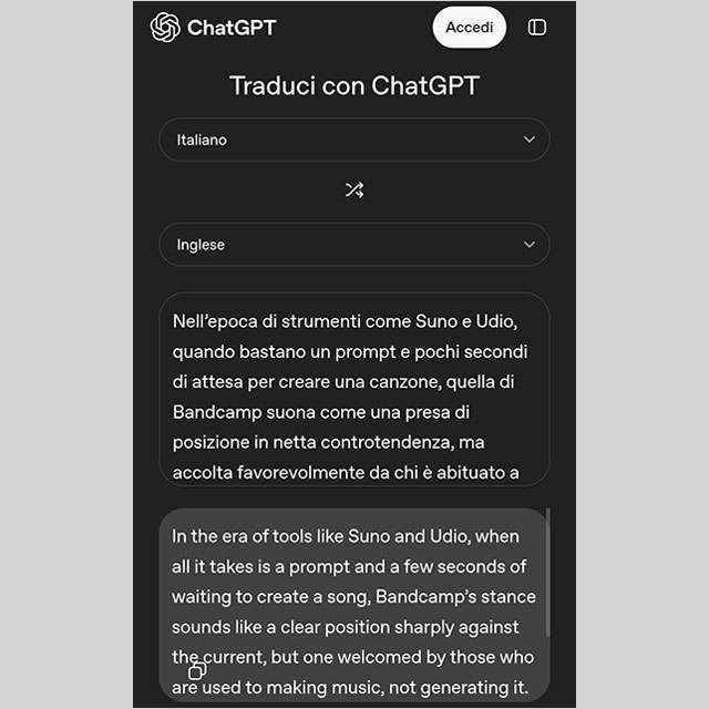 Come funziona ChatGPT Translate