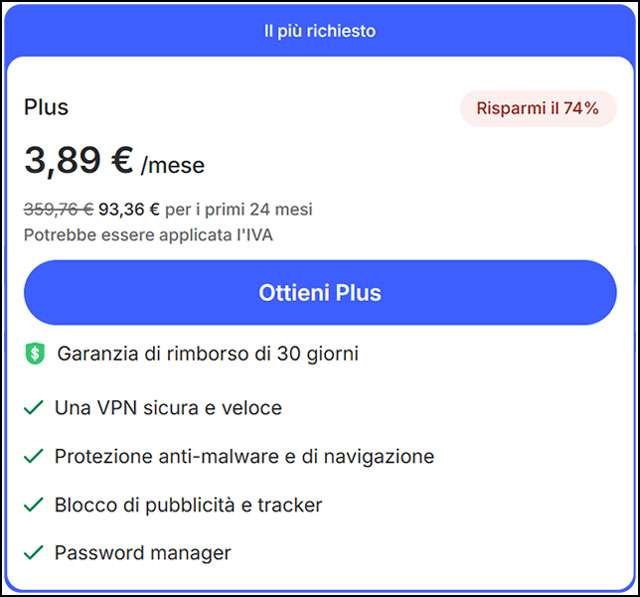 La promozione di NordVPN