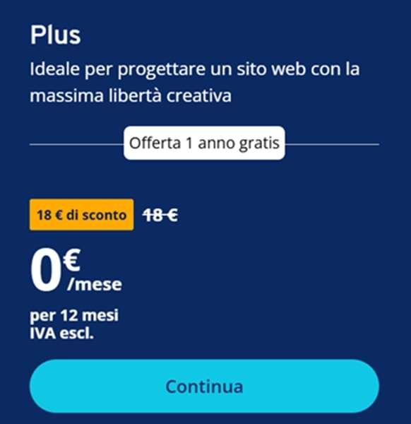 piano plus mywebsite ionos gratis