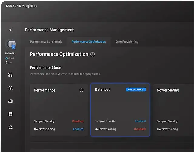 Il software Samsung Magician