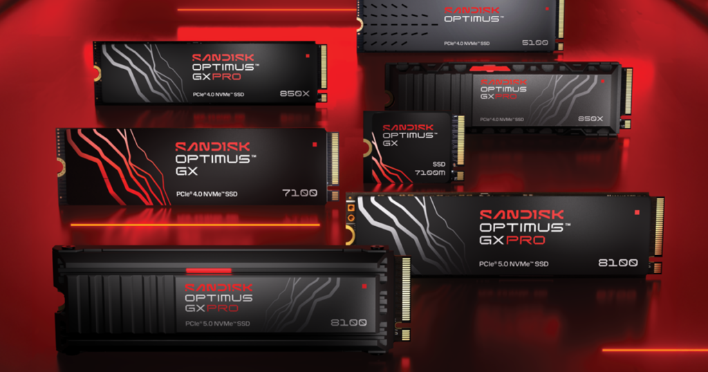 SanDisk riorganizza gli SSD: tre livelli Optimus al posto dei marchi WD