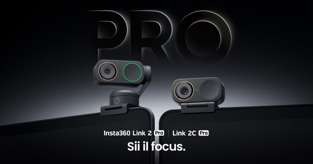 Quando le call contano davvero, serve più di una webcam integrata: ecco l’ecosistema Insta360 per il lavoro in video