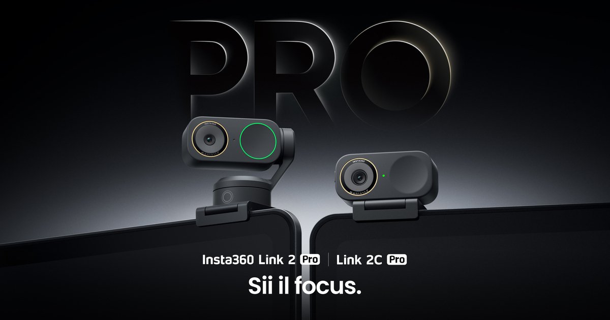 Quando le call contano davvero, serve più di una webcam integrata: ecco l’ecosistema Insta360 per il lavoro in video