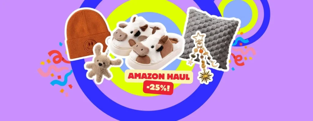 Su Amazon Haul compri 2 articoli e ottieni il 25% di sconto con questo codice
