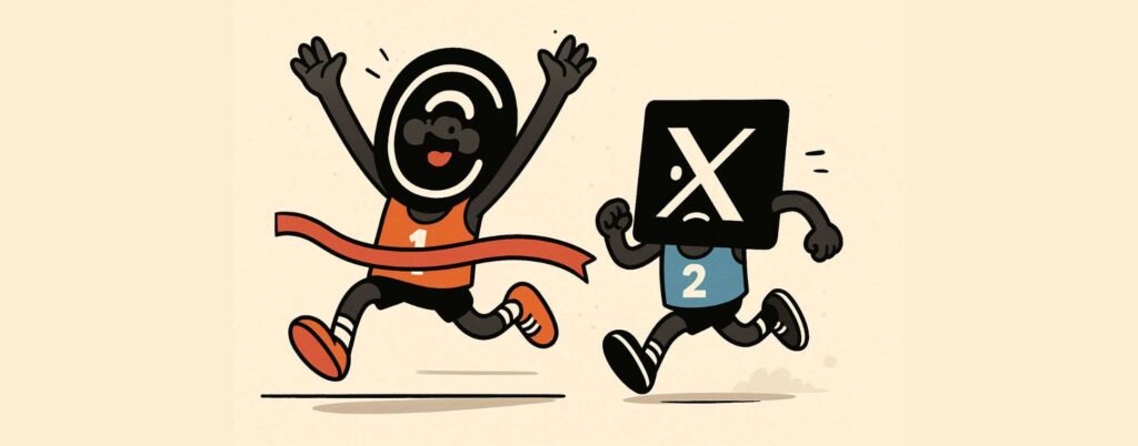 Threads sorpassa X sugli smartphone: più utenti attivi giornalieri