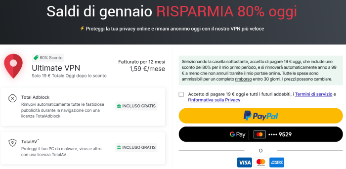 TotalAV cala il tris: antivirus, VPN e adblock in un unico pacchetto a 19&euro;