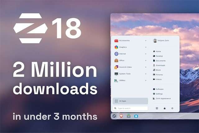 Il team di Zorin OS celebra il successo della versione 18