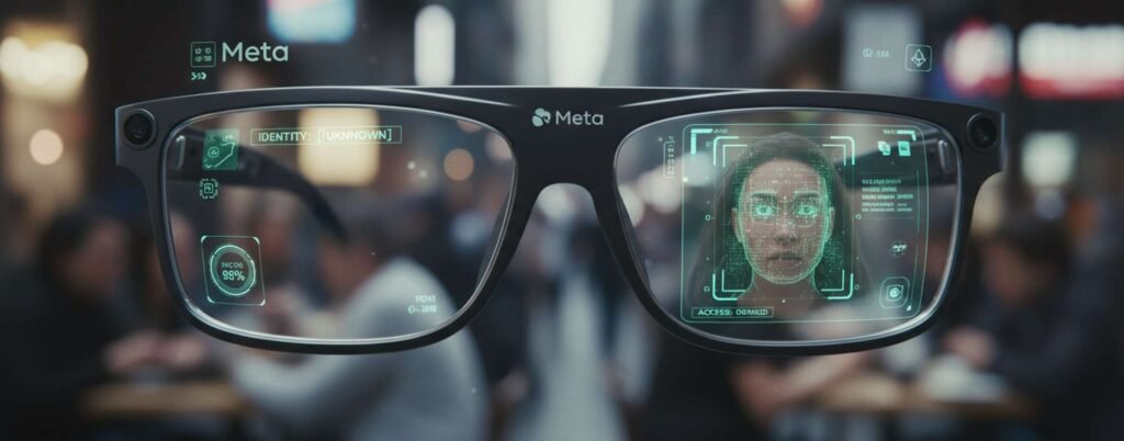 Smart glass di Meta con riconoscimento facciale?