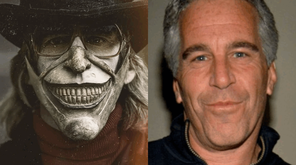 Secondo il web la maschera di questo celebre villain sarebbe ispirata a Jeffrey Epstein