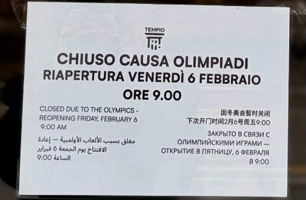 Winter Olympics opening ceremony forces Milan venues Tempio del Futuro Perduto, Fabbrica del Vapore to close image