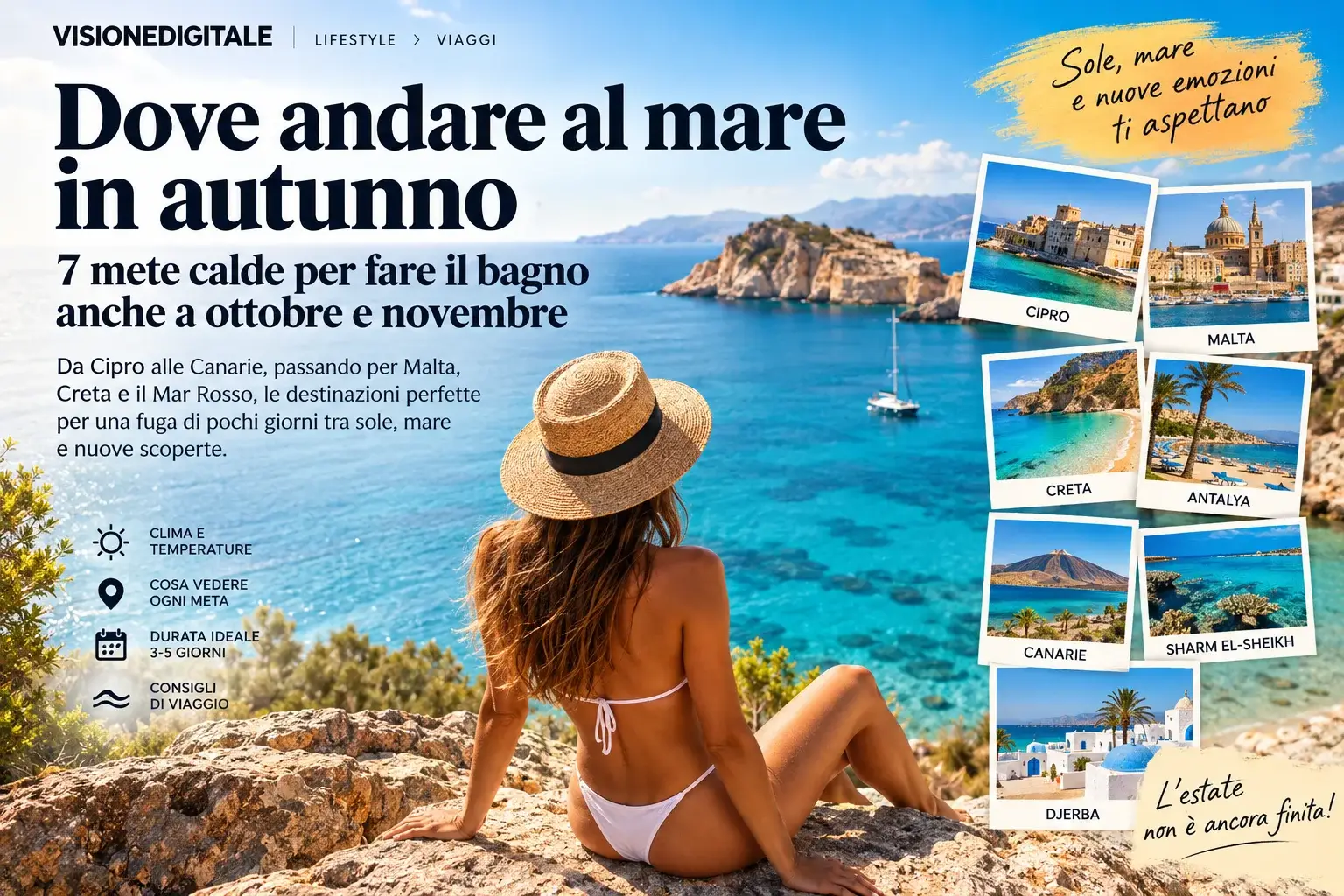 dove andare al mare in autunno