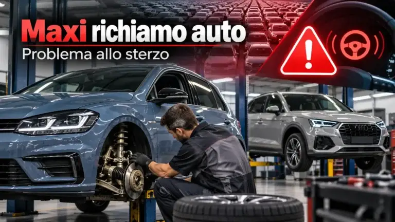 richiamo Volkswagen sterzo