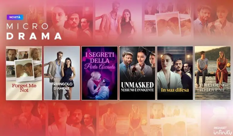 Mediaset Infinity lancia i Microdrama: serie verticali gratuite