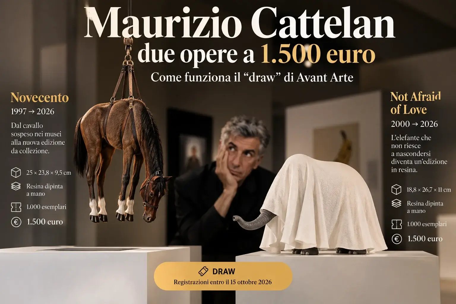 Maurizio Cattelan Novecento